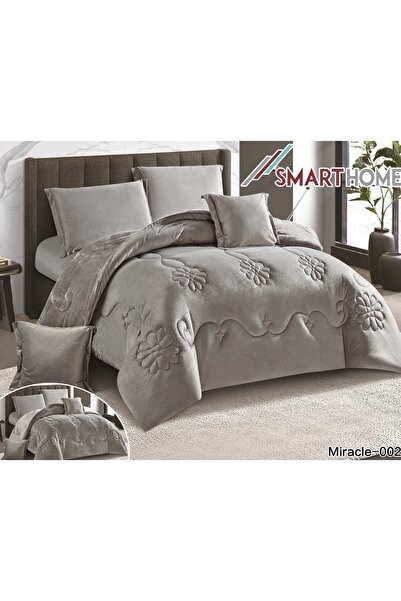 alzawia Very elegant double bedsheet set, velvet, 6 pieces