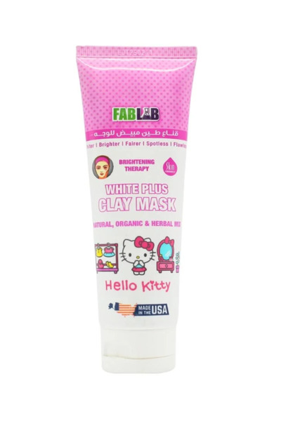 Fab lab White Plus Clay Face Mask – Brightening Therapy - 100 ml