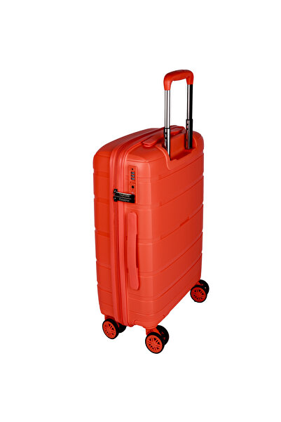 Sagrada Catalana LEKI Nomadika Trolley Orange -66 cm Medium 4 double wheels 360°