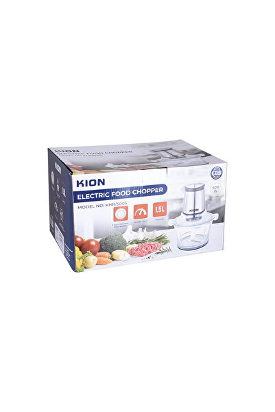 KIOON Kion Food Chopper, 1.5L Capacity – Ideal for chopping and mincing vegetables and meat quickly and easily