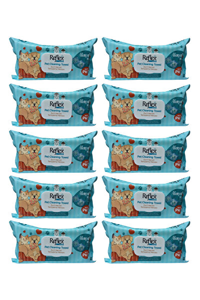 Reflex Evcil Hayvanlar için Temizleme Havlusu Alaçatı Ice Kokulu Onlu Paket