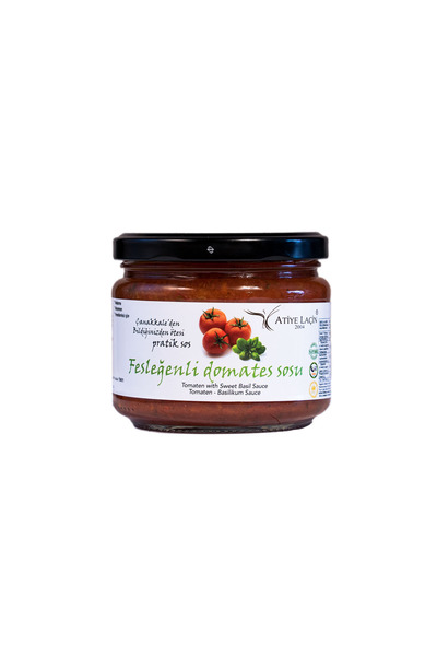 Atiye Laçin صلصة الطماطم بالريحان 300 جرام