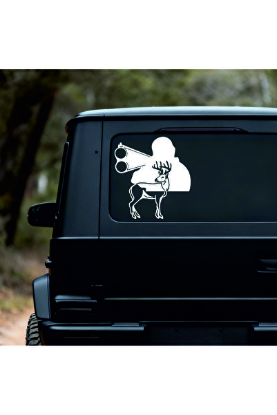 StickITsibiu Deer Hunter – 4×4 Off-Road Car Sticker – Dimensions 70x65 cm.