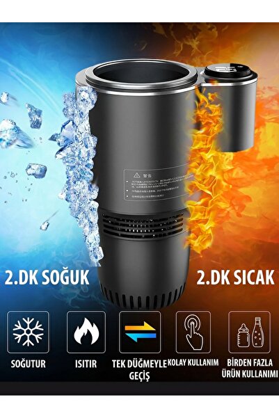 Kensa Araç İçi Bardak Isıtıcı-Soğutucu | LED Derece Göstergeli Akıllı Bardak ...