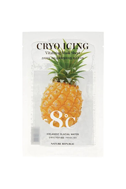 Nature Republic Cryo Icing Vitalizing Mask Sheet Brightening face mask 27 ml