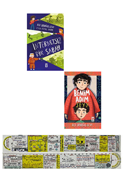 Genç Timaş Ece Erdoğuş Levi 2 Kitap Set - İnternetsiz Bir Sabah + Benim Adım ...