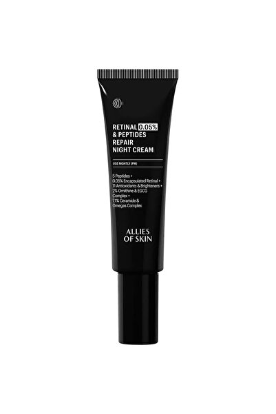 Allies of Skin Retinal 0.05% & Peptides Repair Night Cream Crema de fata reparatoare de noapte 48 ml