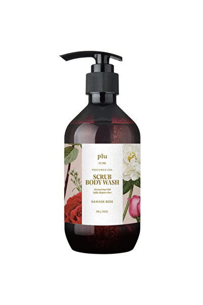 PLU Gel de duș exfoliant parfumat cu trandafir de Damasc Spa 500 gr