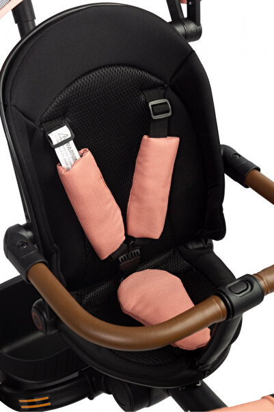 TOYZ by Caretero Toyz Saber Light Pink foldable, multifunctional children's tricycle with adjustable backrest and seat