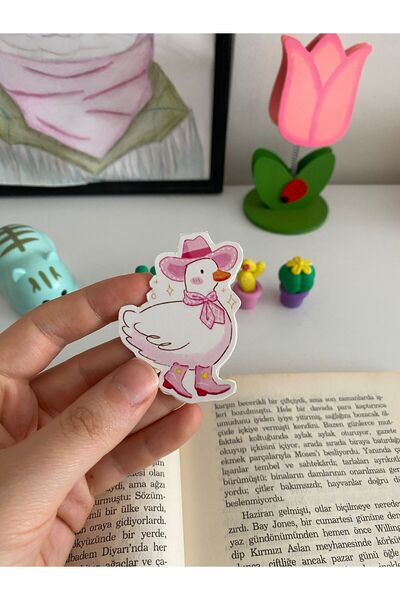 İnci Rüyası Hediyelik Sevimli Hayvanlar Mıknatıslı Kitap Ayracı