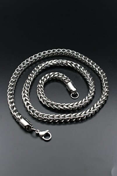 Prestige Mesh Model Stainless Steel Necklace Chain 5mm 902474