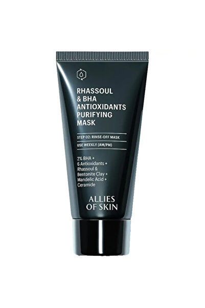 Allies of Skin Rhassoul and BHA Antioxidants Purifying Mask Masca de fata 50 ml