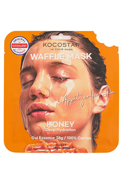 Kocostar Waffle Mask Honey Masca de fata gel essence 38 gr
