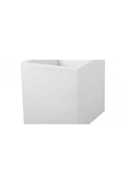 Eda Large square white planter 39.5x39.5x43.5 cm GRAPHIT