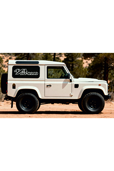 StickITsibiu 4x4 V1 – 4×4 Off-Road Car Stickers – Dimensions 35x7.8 cm.