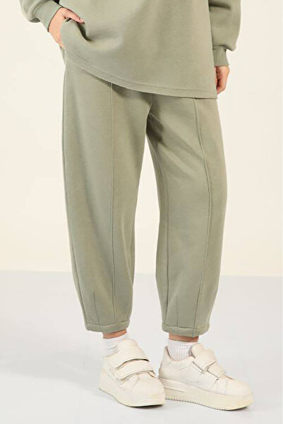 My City 5293 - 3 İplik Ş Fleece-Lined Comfortable Loose Women's Sweatpants