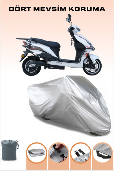 Breen Gri Modern Elektrikli Motosiklet Arora zr1 Uyumlu Motosiklet Brandası, ...