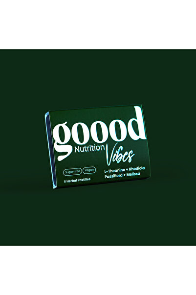 Goood Nutrition Goood Vibes 6’lı Bitkisel Sakinleştirici Pastil