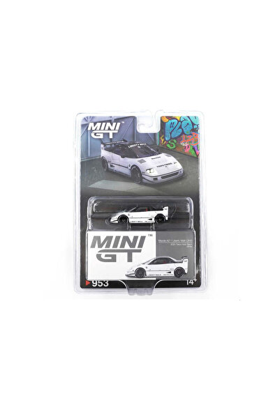 mini gt 1/64 مازدا AZ-1 ليبرتي ووك LB40 أبيض 2024 معرض طوكيو للسيارات - عبوة بلاستيكية MGT00953-BL