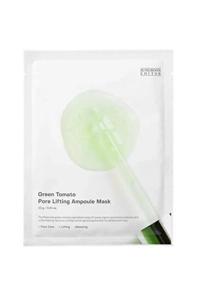 SUNGBOON EDITOR Green Tomato Pore Lifting Ampoule Mask Masca de fata 23 gr