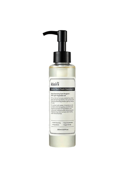 Dear Klairs Gentle Black Fresh Ulei de curatare 150 ml
