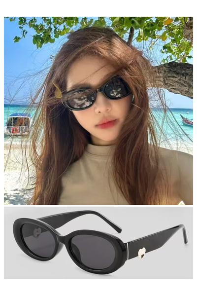 APERIS Women's UV Protected Retro Oval Sunglasses, Trendy Stylish Shades, UV400 Protection