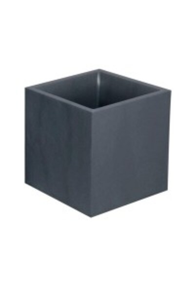 Eda Jardiniera mare patrata antracit 39,5x39,5x43,5 cm STONE