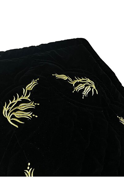 Bascom Steel سجادة صلاة مخملية مطرزة بتطريز سيم سيرما