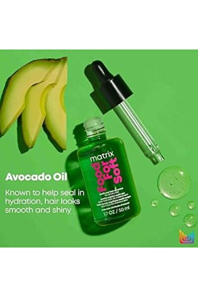 Matrix Matrix Food for Soft Nourishing and Moisturizing Serum 50ml with Avocado Oil and Hyaluronic Acid is suitable for dry hair.