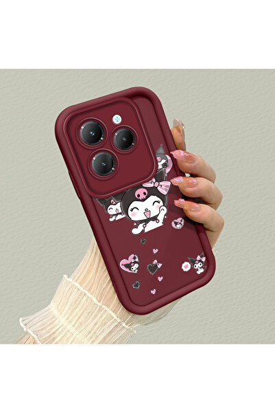 Hontinga حافظة هاتف من السيليكون الناعم متوافقة مع Infinix Hot 40/40 Pro ومضا...