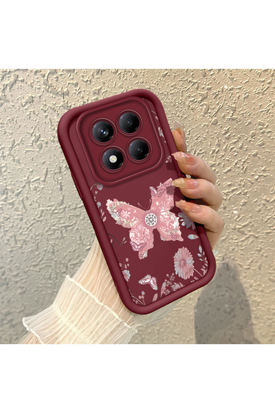 Hontinga جراب هاتف سيليكون مضاد للسقوط متوافق مع هاتف شاومي ريدمي نوت 14 برو ...