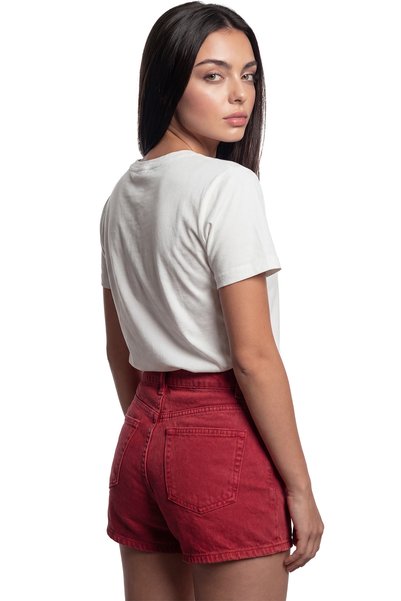 Color Luxe ''Turkish Delight'' Written Nostalgic Printed 100% Cotton Relaxed Fit Premium Women's T-Shirt