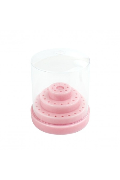 Pauco Profesional Cutie Depozitare, Capat de Freza, 48 Locuri, Big, Roz Desch...