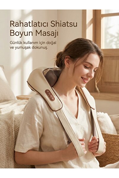 Kensa Sıcak Kompresli Gürültüsüz Yoğurmalı Omuz Boyun Masaj Cihazı | Shiatsu ...
