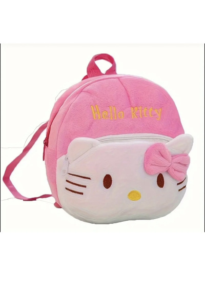 OEM Rucsac roz Plus pentru copii – Ghiozdan pufos cu pisicuță