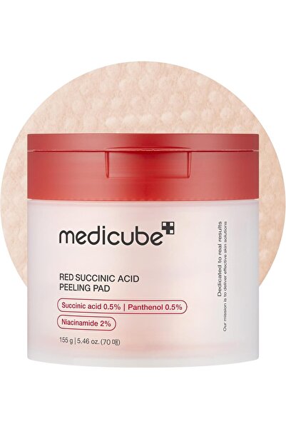 Medicube Red Succinic Acid Panthenol Facial Peeling Pads (70 Count)