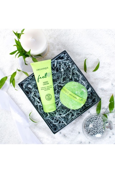 Organique Cosmetics Set cadou Perfect Match, crema de maini si bila de baie, ...