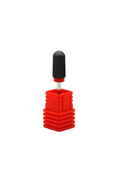 Pauco Profesional Bit Cap Freza Unghii Ceramica, Cilindru, Rosu(Fin), Pauco -...