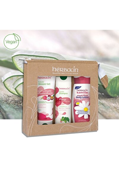 Herbacin Set cadou ingrijire corp Body Care Fruity, Herbacin, 750 ml