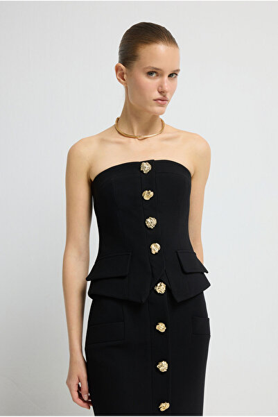 adL Gabardin Straplez Yelek