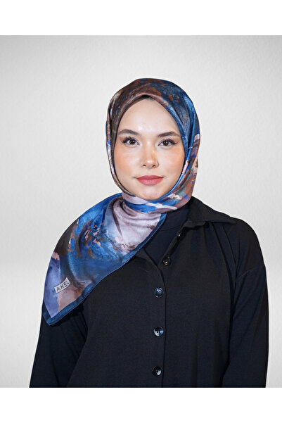 Akel Digital Crystal Scarf Pastel Paint Pattern