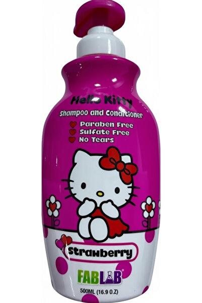 Fab lab Hello Kitty 2-in-1 Shampoo & Conditioner - 500 ml