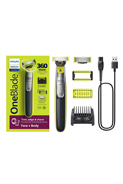 Philips Norelco OneBlade 360 Face & Body Shaver/Trimmer QP2834/70