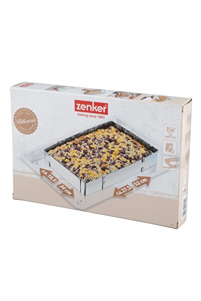 ZENKER Adjustable baking frame, 27.5–52 x 18.5–34 cm, stainless steel