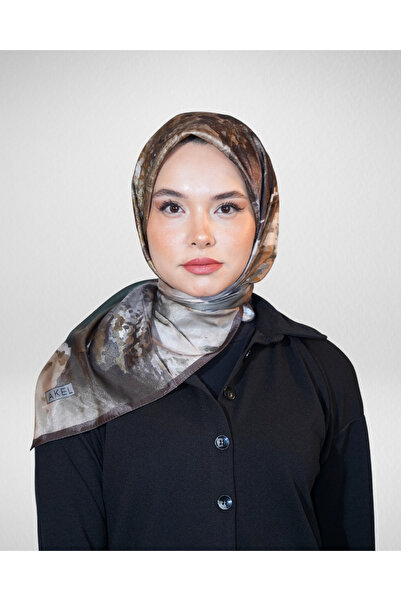 Akel Digital Crystal Scarf Pastel Paint Pattern