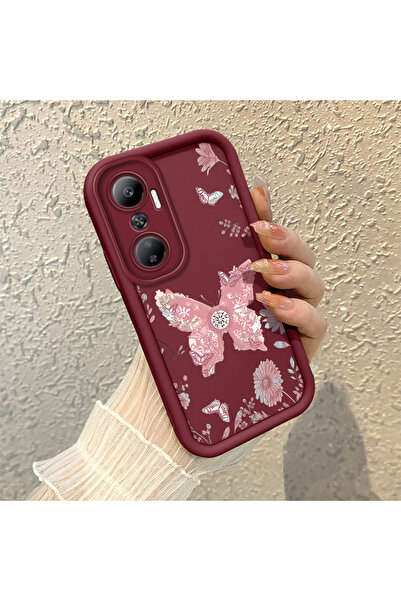 Hontinga حافظة هاتف من السيليكون الناعم المضاد للسقوط متوافقة مع Infinix Hot 20