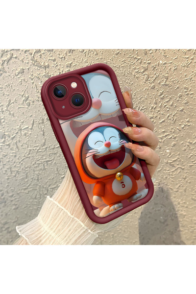 Hontinga غطاء هاتف من السيليكون الناعم متوافق مع آيفون 15، مضاد للتخيل وذو رس...