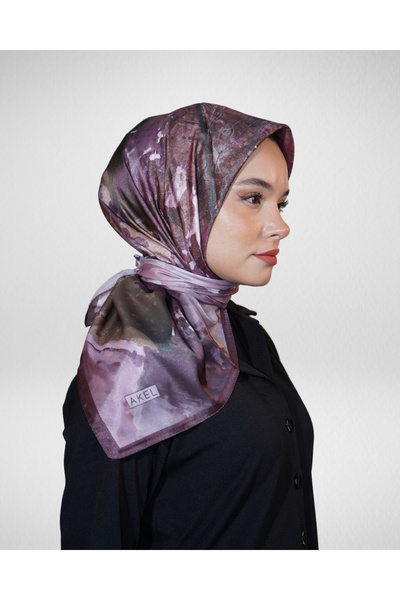 Akel Digital Crystal Scarf Pastel Paint Pattern