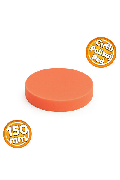 Meşem MSM1997 Pasta Polisaj Süngeri Cırtlı Ped 150 mm Polisaj Pedi