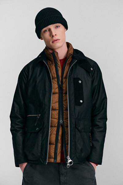 Barbour Tract Yağlı Ceket BK71 Black